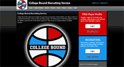 Desktop Screenshot of collegeboundrecruitingservice.com